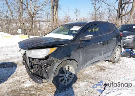 2013 Hyundai Tucson Limited z USA, uszkodzony, nr VIN KM8JU3AC9DU764183